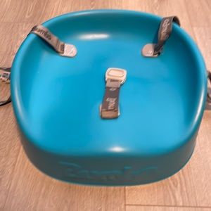 Bumbo Blue Booster Seat with Straps